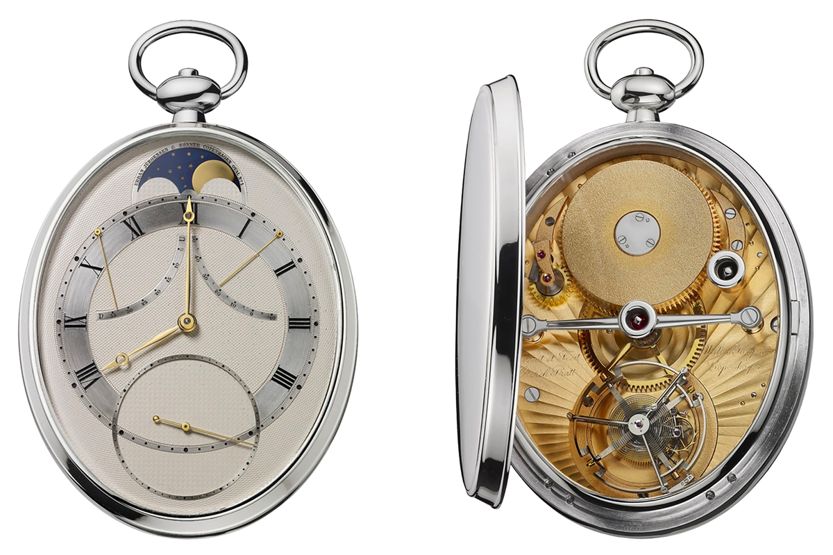 The oval pocket watch