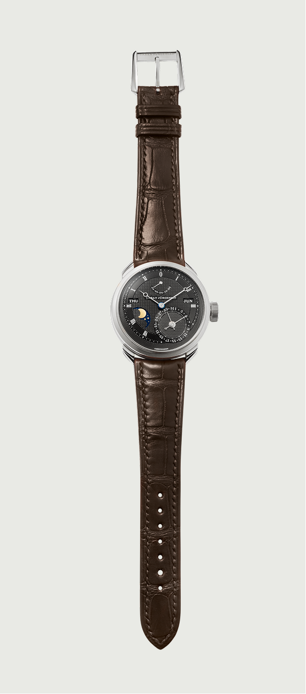 Case: Platinum, Dial: Black